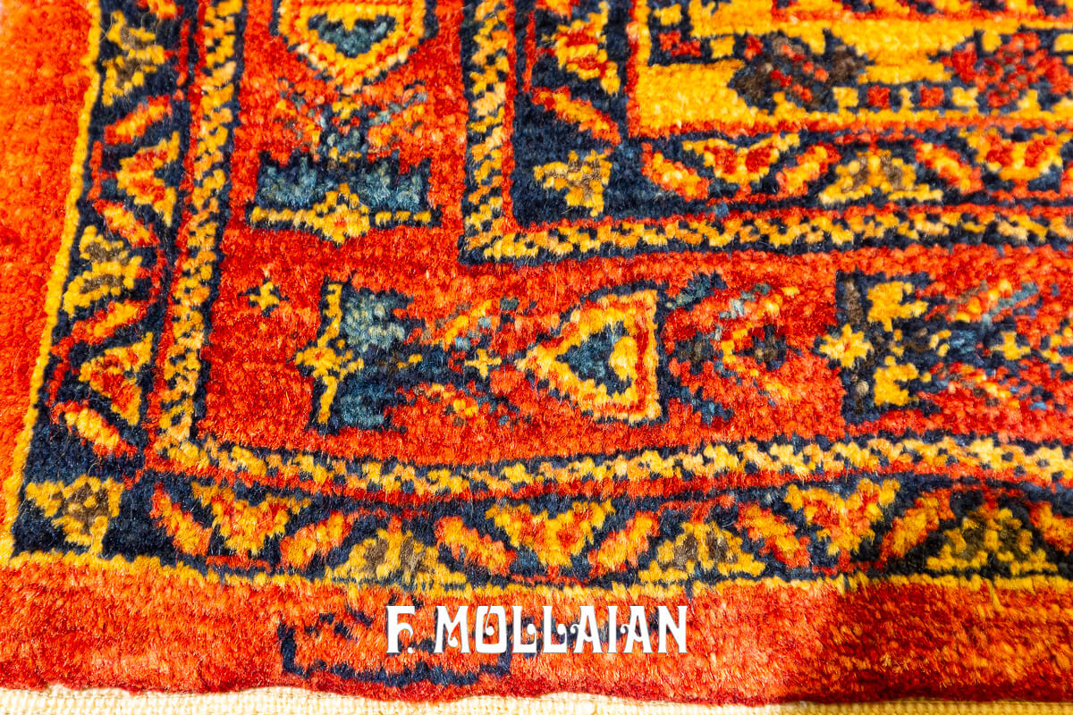 Tappeto Persiano Kashkuli Sherkat Arrancione (150×109 cm)