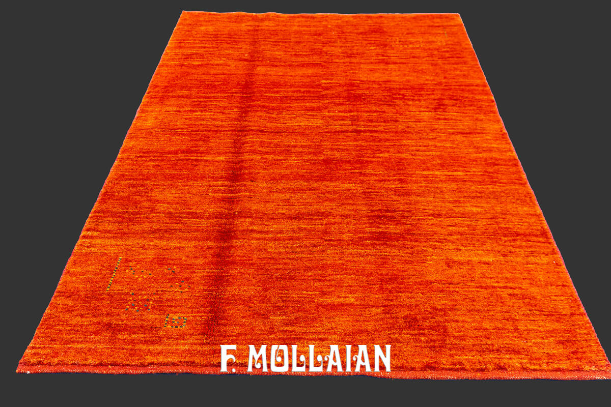 Gabbeh Rug Kashkuli Monocolor (149×108 cm)