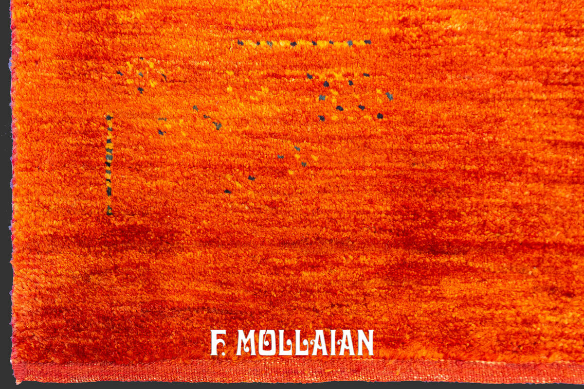 Gabbeh Rug Kashkuli Monocolor (149×108 cm)