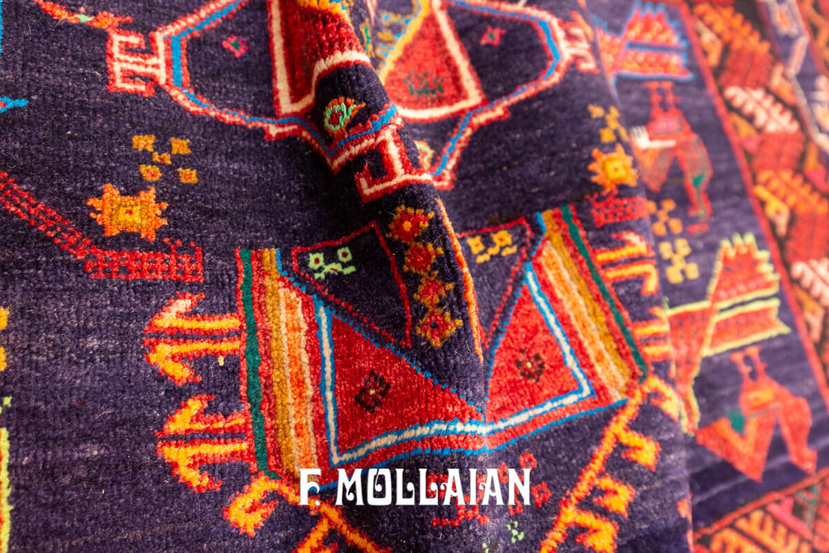 Mashad Rug Tribal Design (119×55 cm)