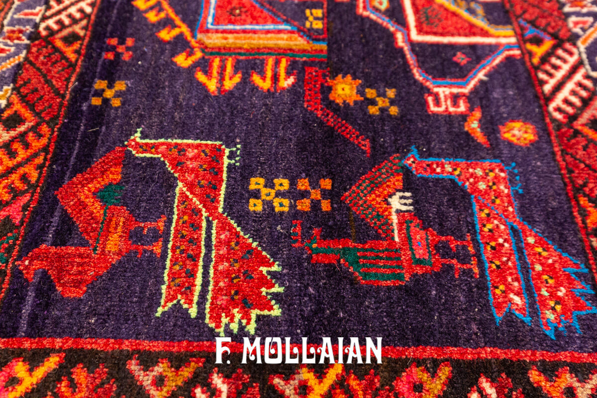 Mashad Rug Tribal Design (119×55 cm)