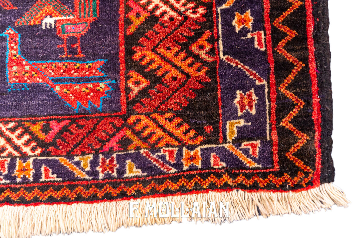 Mashad Rug Tribal Design (119×55 cm)