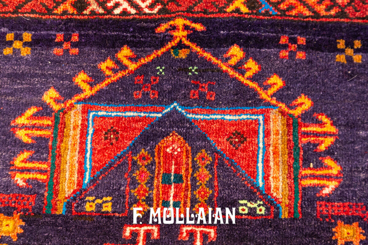 Mashad Rug Tribal Design (119×55 cm)