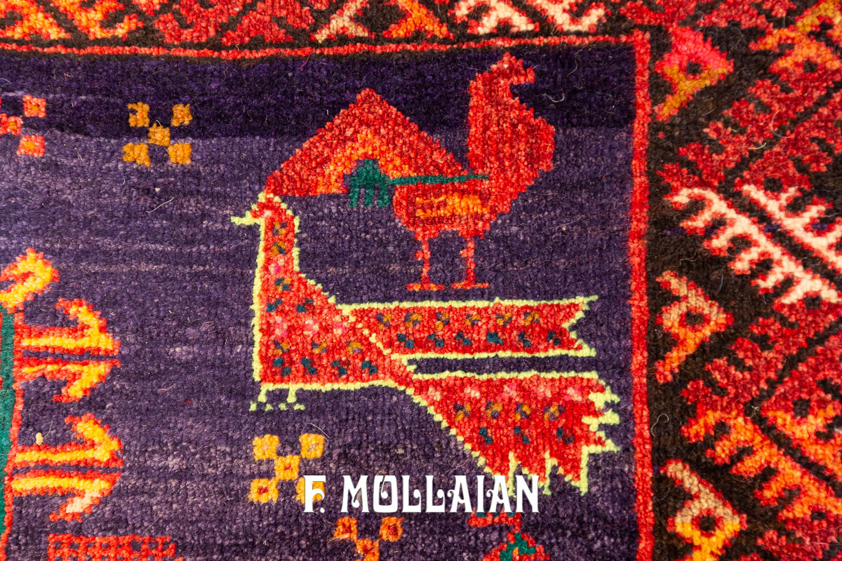Mashad Rug Tribal Design (119×55 cm)
