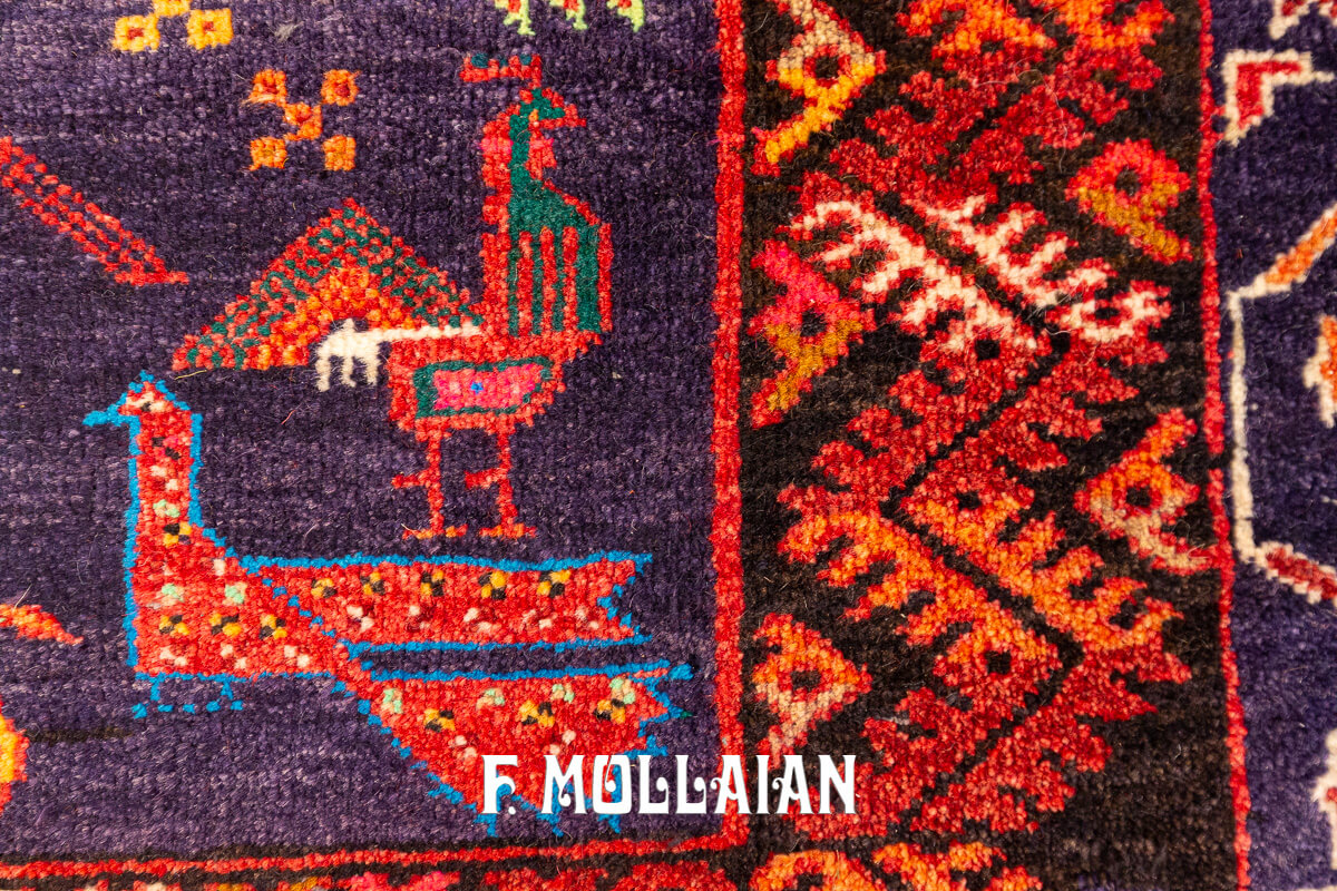 Mashad Rug Tribal Design (119×55 cm)