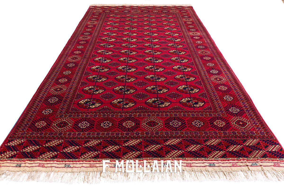 Bukhara Rug Russian Turkmen Gul Design (250×162 cm)