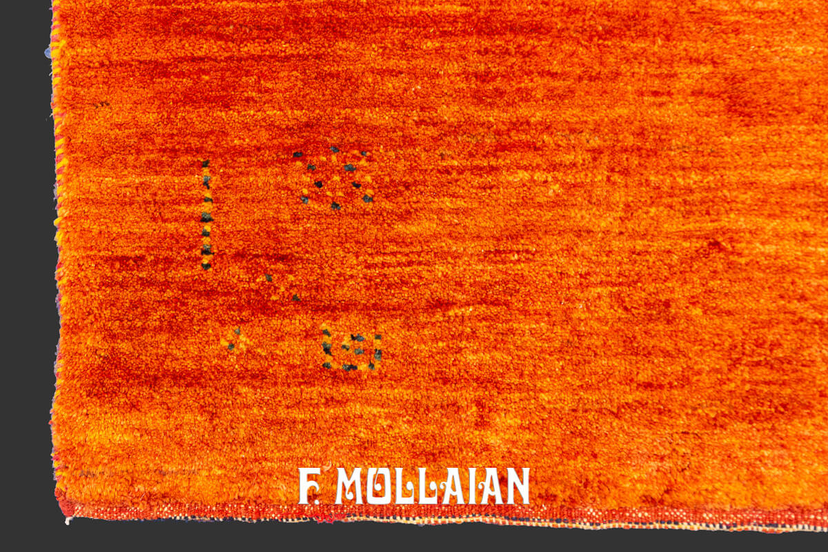 Gabbeh Kashkuli Rug Mono Color (115×83 cm)