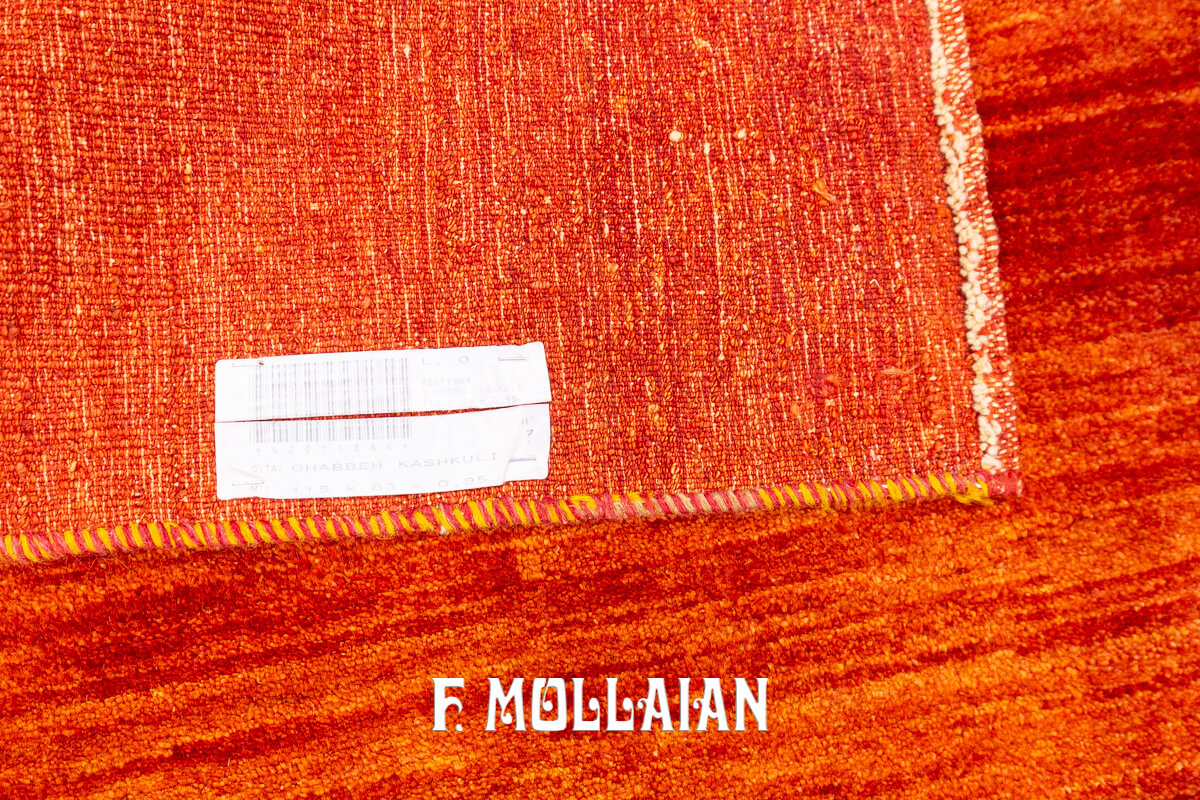 Gabbeh Kashkuli Rug Mono Color (115×83 cm)