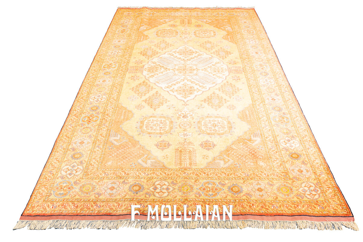 Tappeto Afgano Latif Seta Color Giallo (173×117 cm)