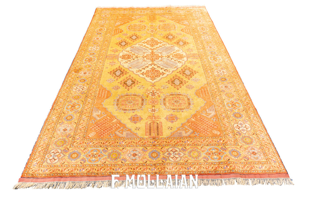 Tappeto Afgano Latif Seta Color Giallo (173×117 cm)