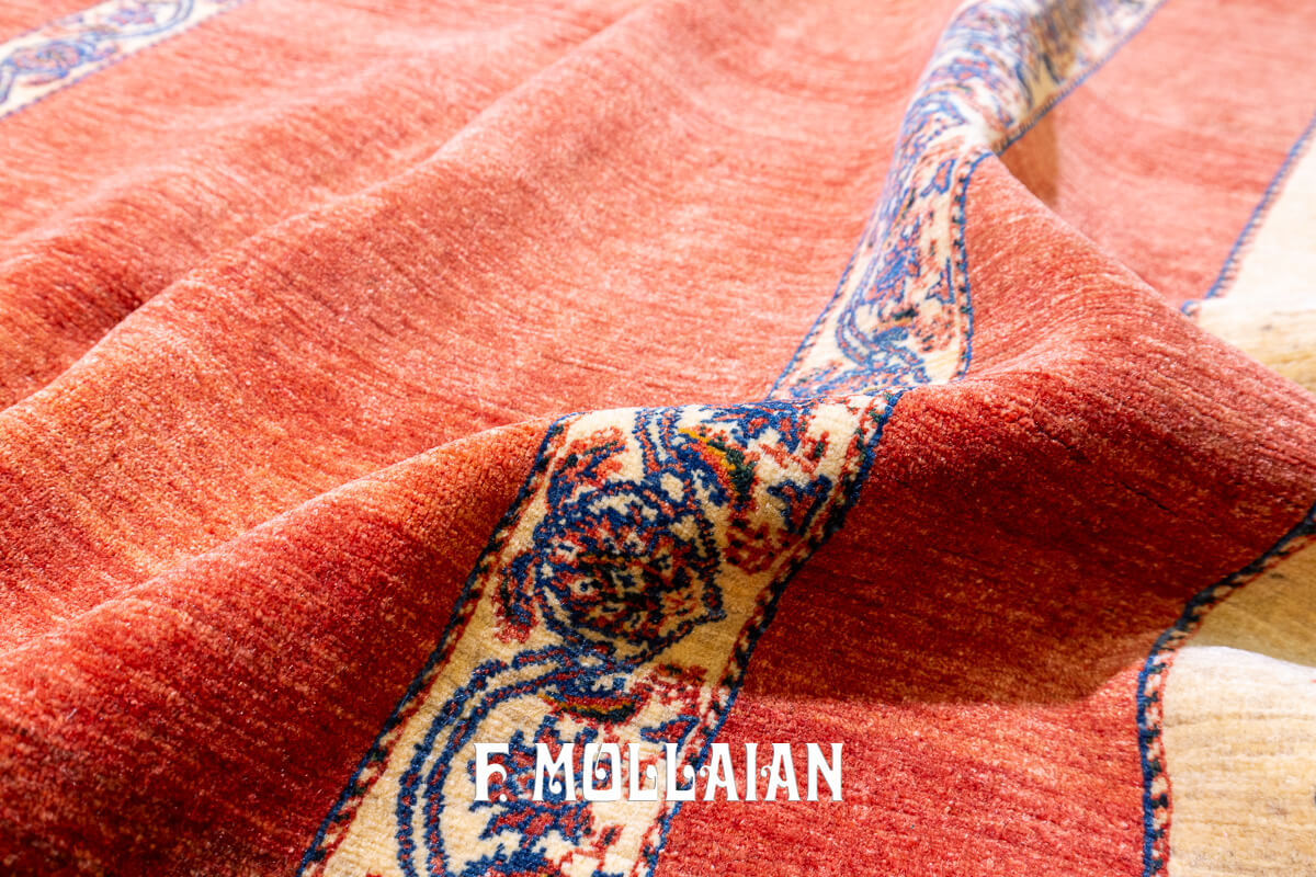 Persian Rug Kashkuli Sherkat Red Field Color (230×170 cm)