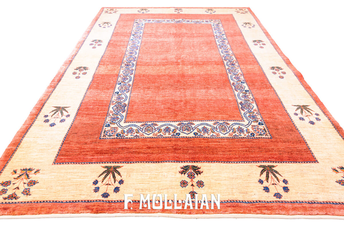 Persian Rug Kashkuli Sherkat Red Field Color (230×170 cm)