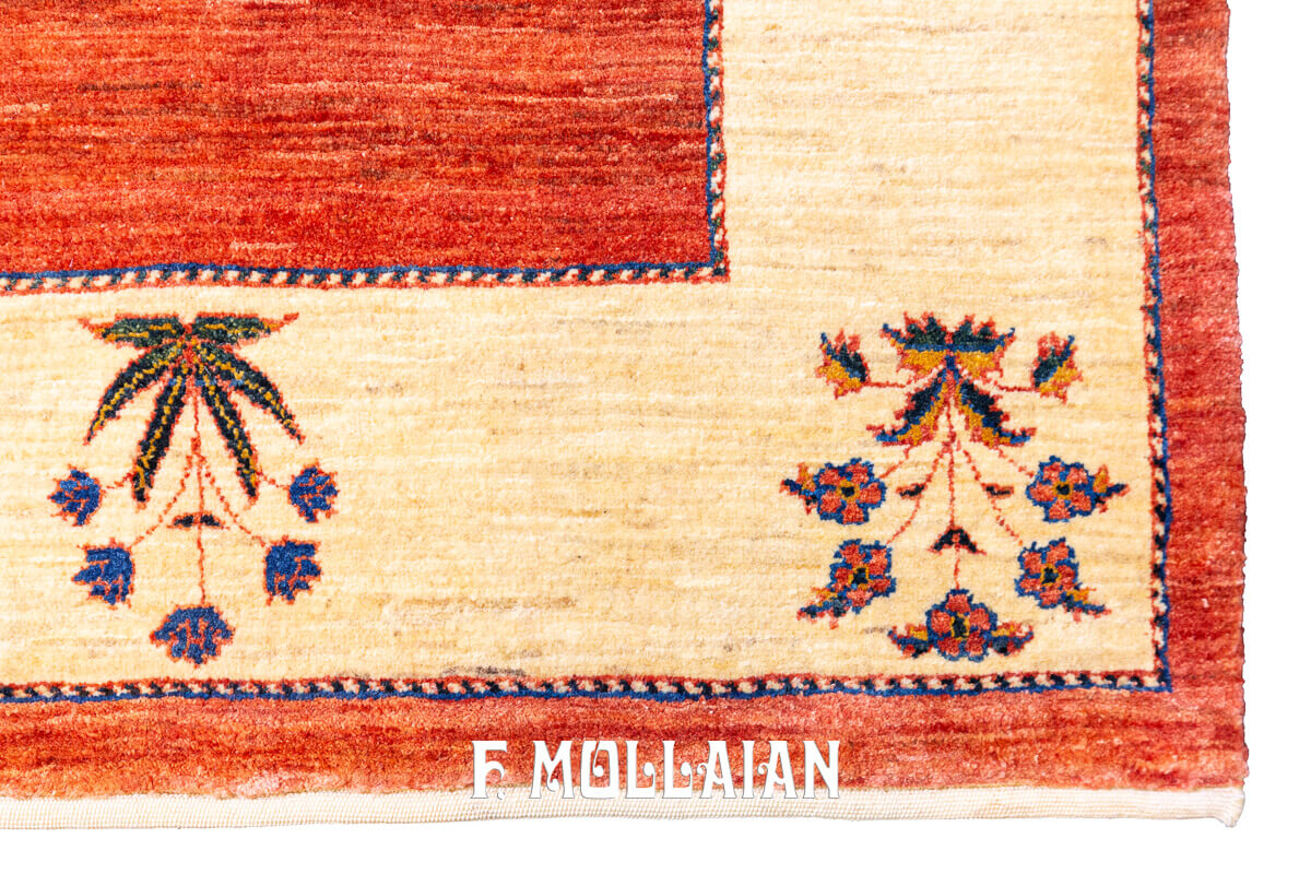 Persian Rug Kashkuli Sherkat Red Field Color (230×170 cm)