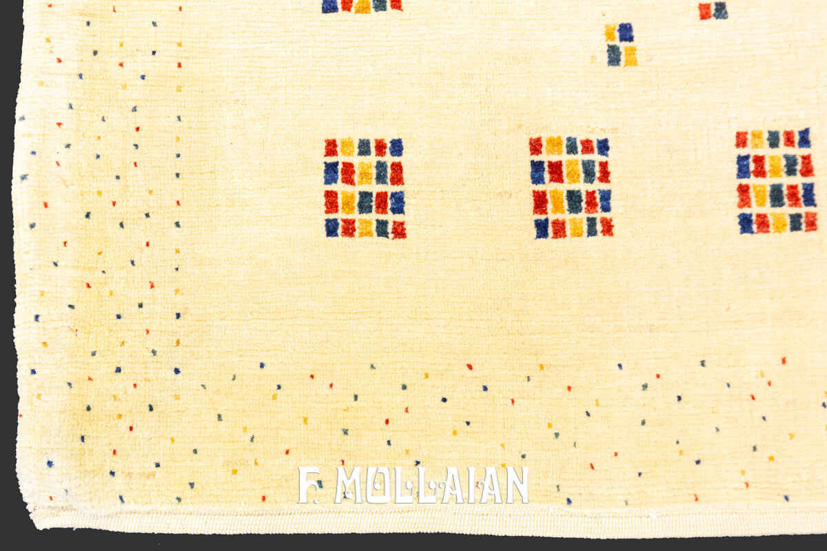 Gabbeh Rug Royal Beige Color (154×112 cm)