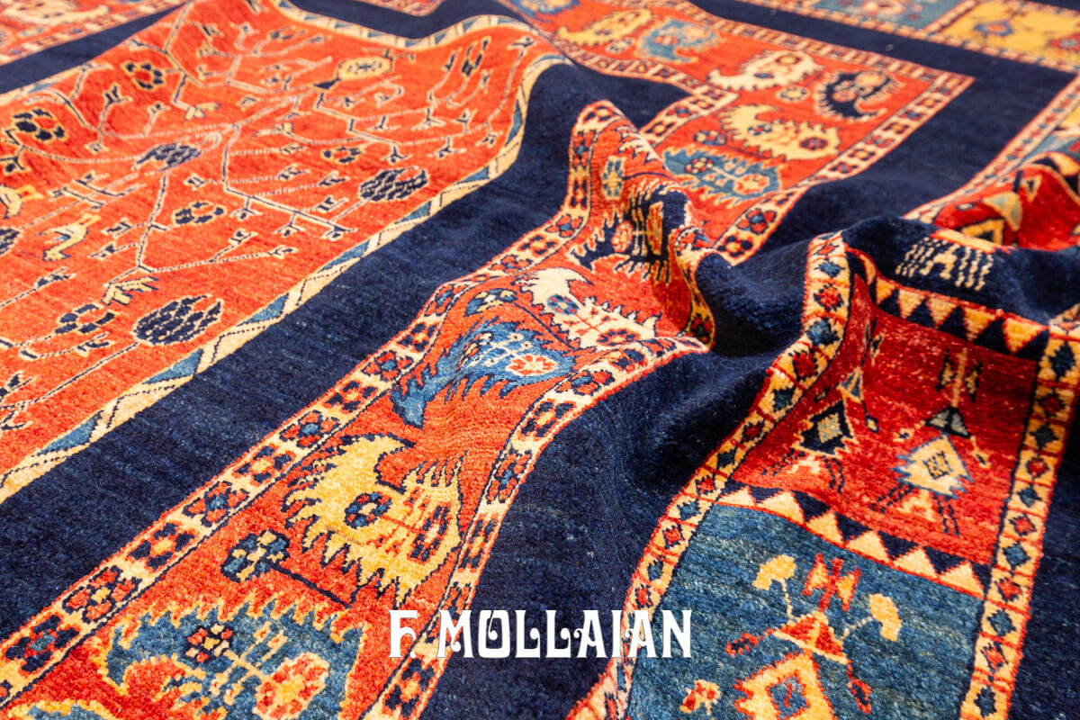 Persian Rug Kashkuli Sherkat Brown Color (301×201 cm)