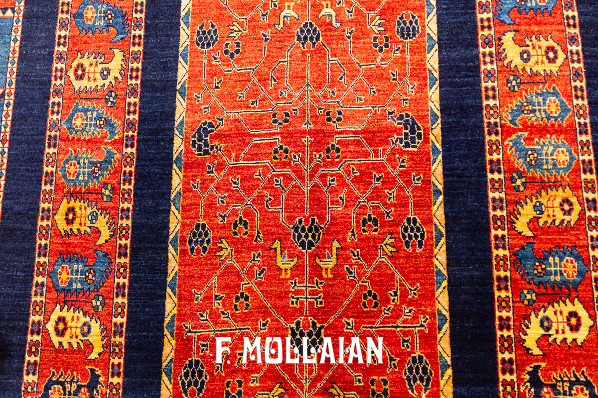 Persian Rug Kashkuli Sherkat Brown Color (301×201 cm)