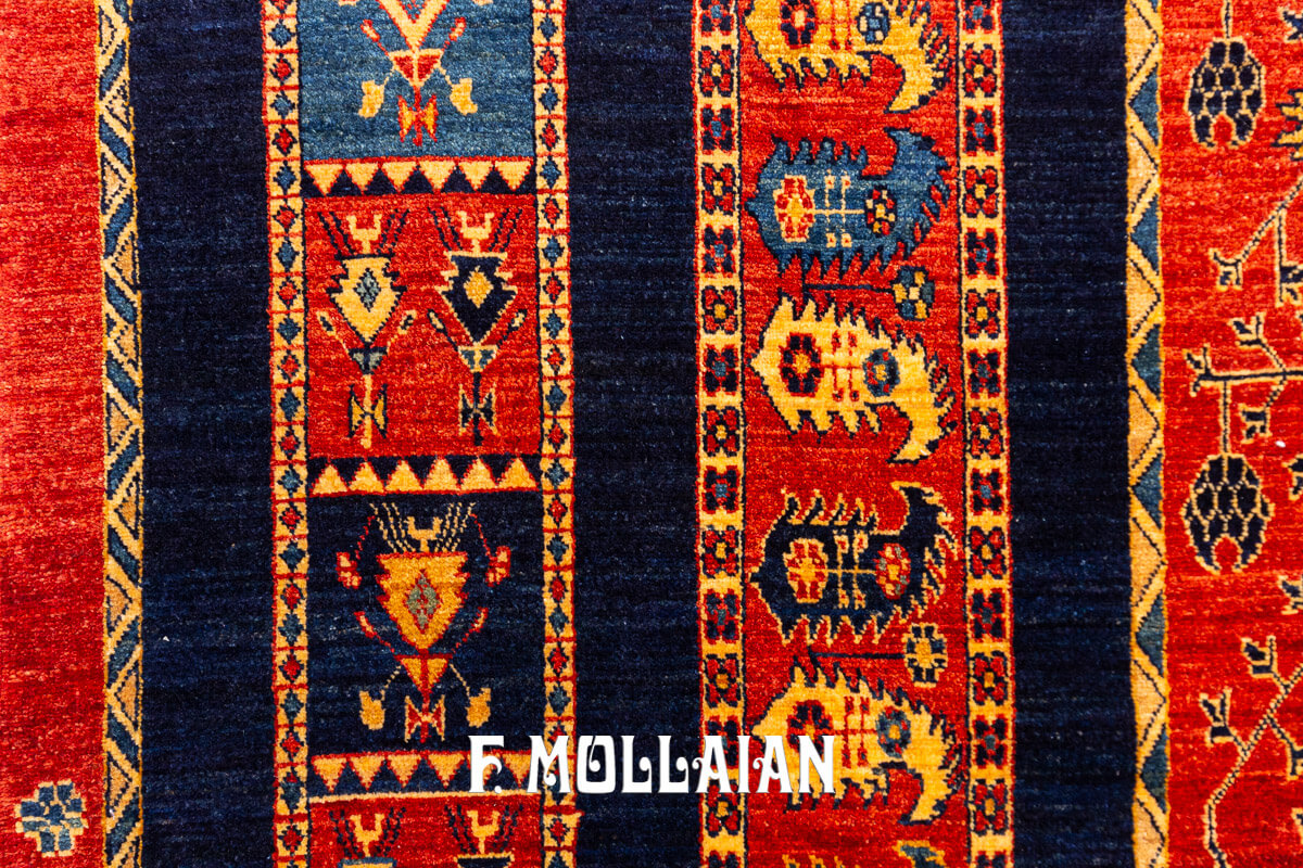Persian Rug Kashkuli Sherkat Brown Color (301×201 cm)