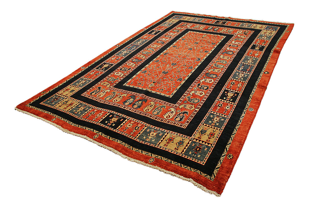 Persian Rug Kashkuli Sherkat Brown Color (301×201 cm)