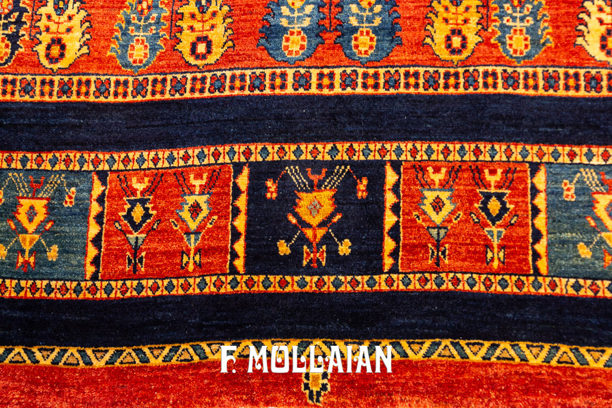Persian Rug Kashkuli Sherkat Brown Color (301×201 cm)