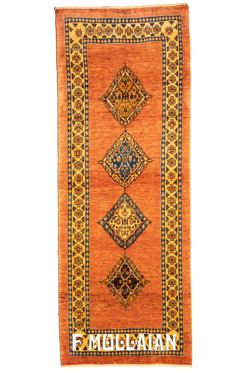 Persian Kashkuli Sherkati Rug (228×85 cm)