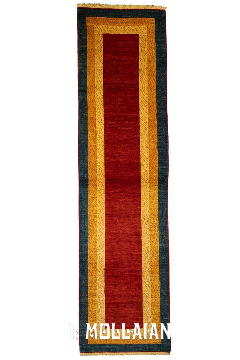 Gabbeh Rug Royal Quality Minimal Design (295×78 cm)
