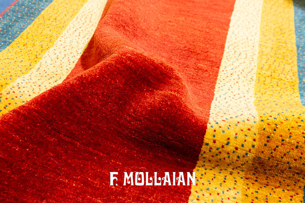 Gabbeh Rug Royal Quality Minimal Design (295×78 cm)
