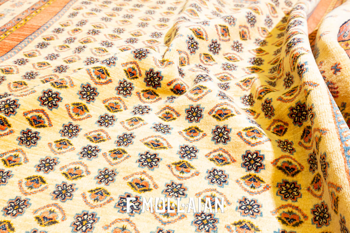 Tappeto Persiano Kashkuli Sherkat Firmato Color Arrancione (205×159 cm)