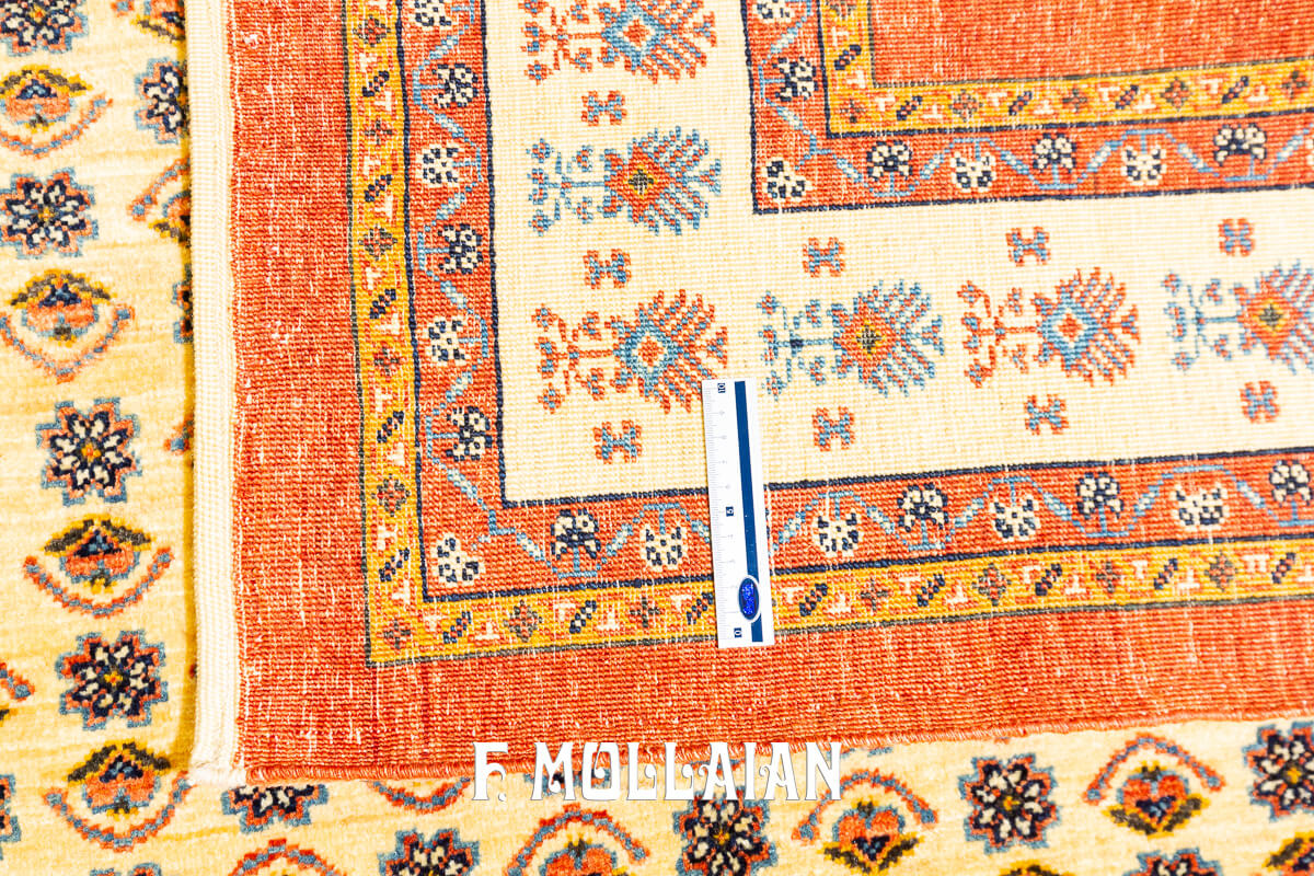 Tappeto Persiano Kashkuli Sherkat Firmato Color Arrancione (205×159 cm)