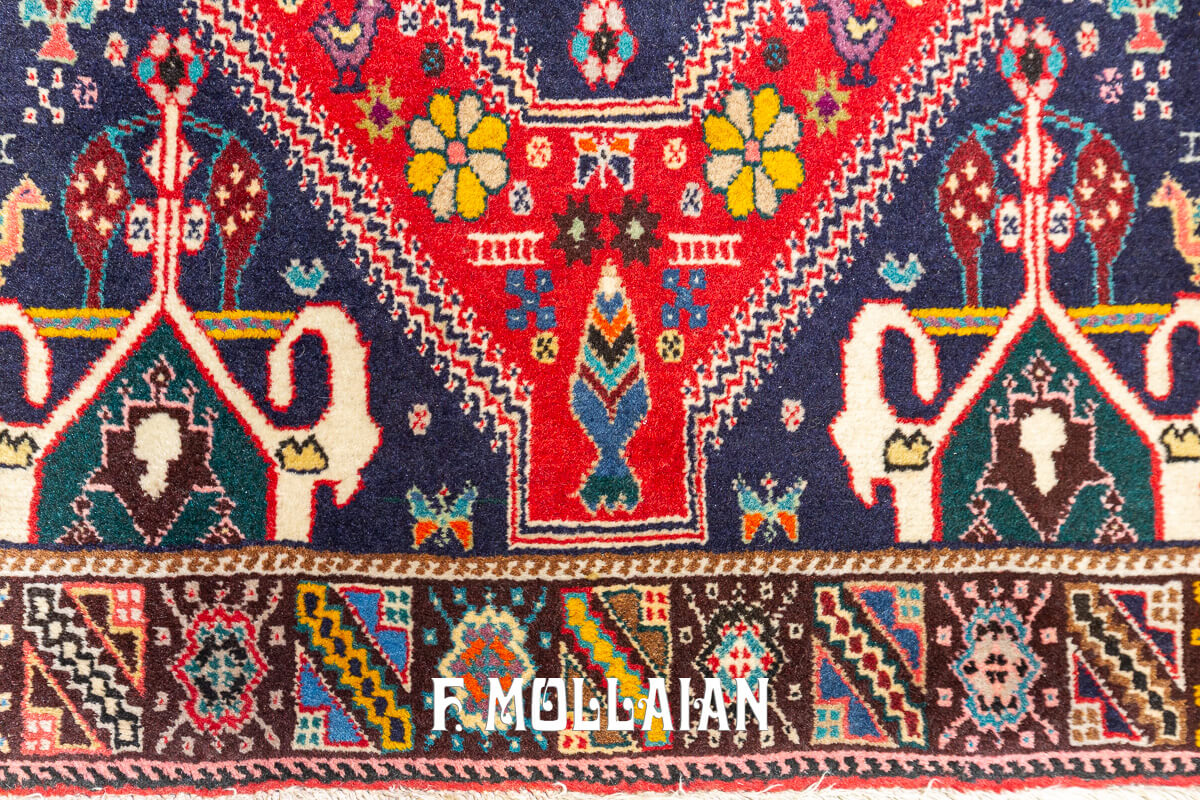 Persian Kashkuli Rug Red Color (194×72 cm)