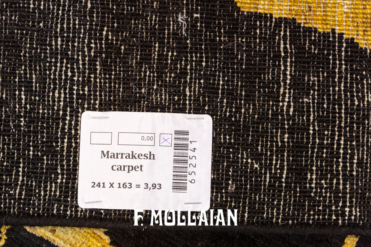 Morrocan Rug Black&Beige (241×163 cm)