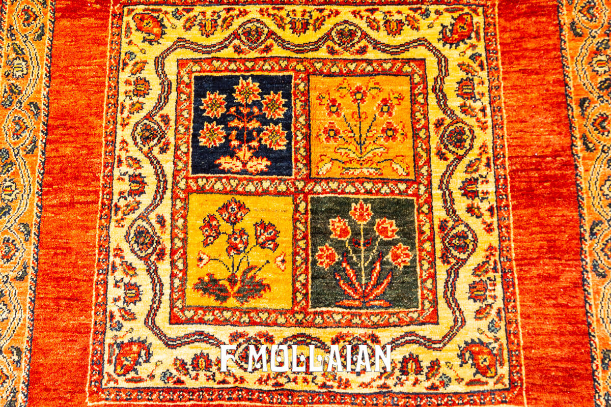 Persian Rug Kashkuli Sherkat Brown Color (221×146 cm)