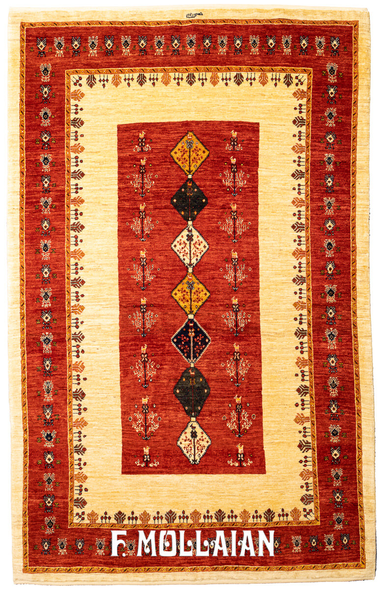 Tappeto Persiano Kashkuli Sherkat Beige Color (229×146 cm)