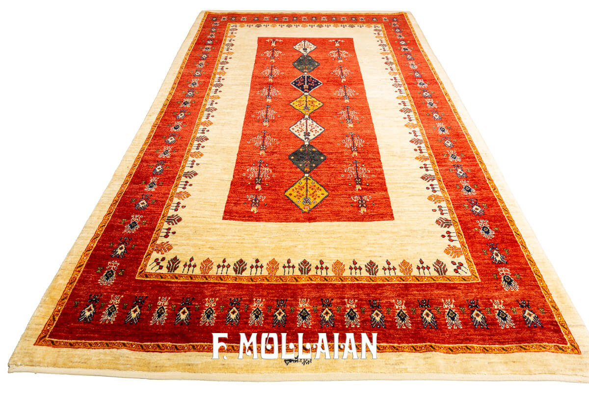 Tappeto Persiano Kashkuli Sherkat Beige Color (229×146 cm)