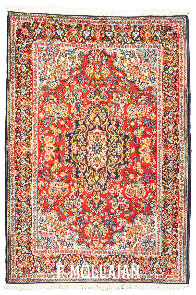 Qum Rug Shahreza Red Color (159×110 cm)