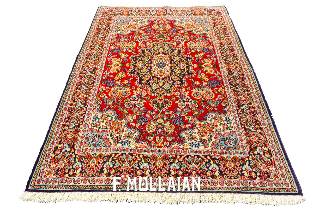 Qum Rug Shahreza Red Color (159×110 cm)