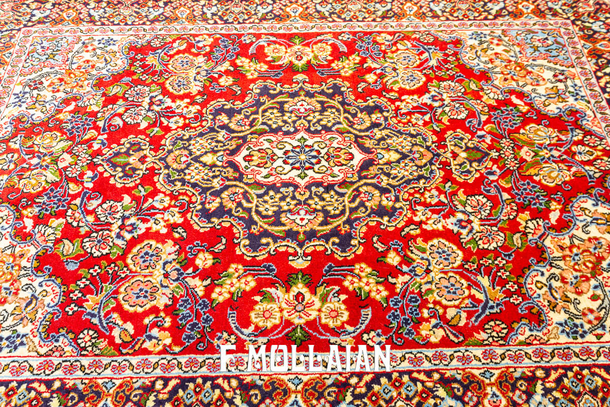 Qum Rug Shahreza Red Color (159×110 cm)