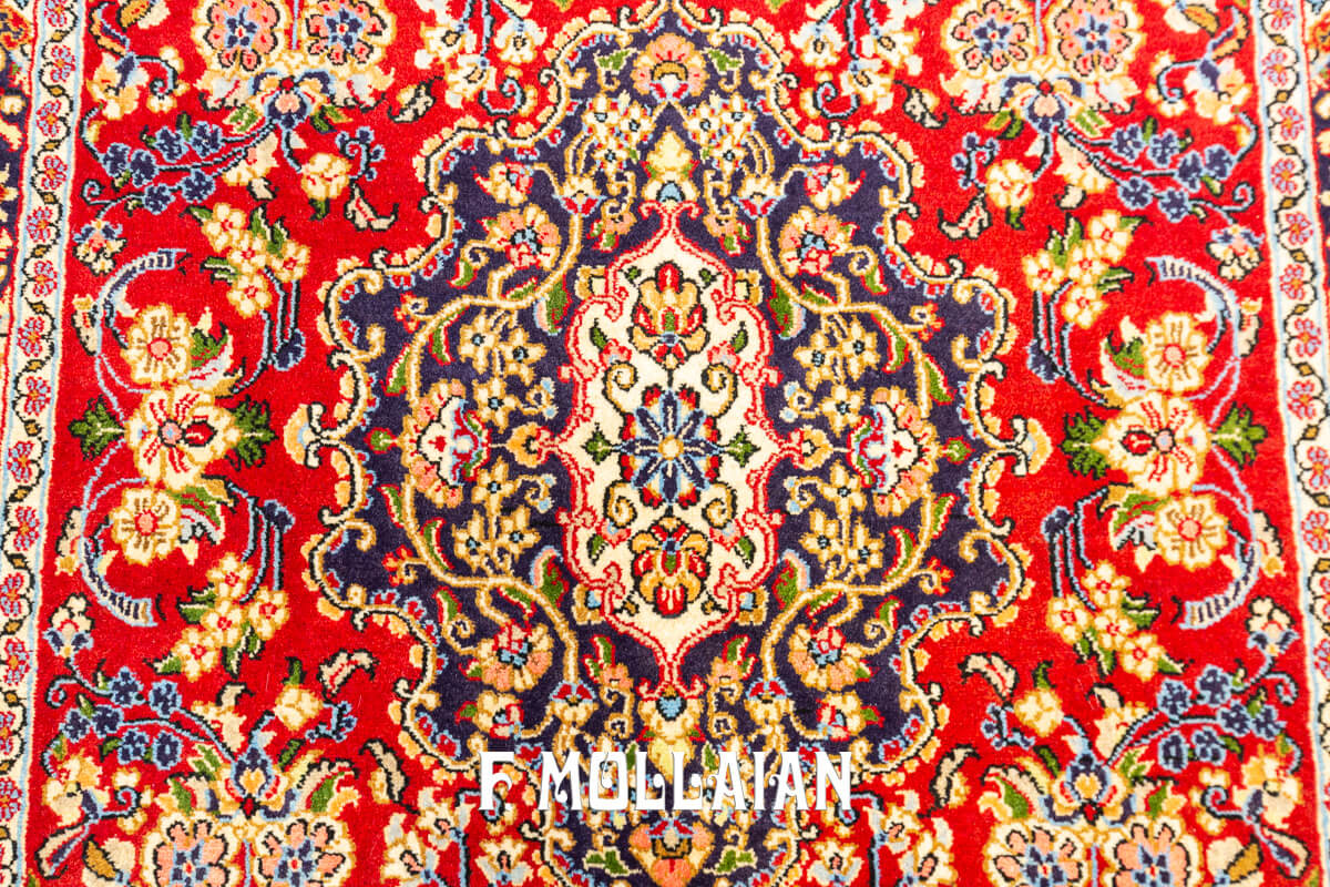 Qum Rug Shahreza Red Color (159×110 cm)