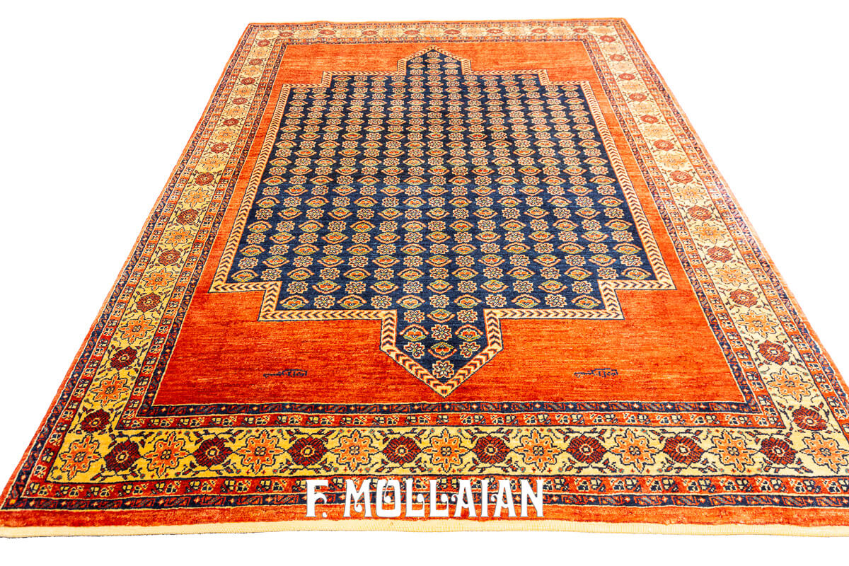 Persian Rug Kashkuli Sherkat Brown Field Signed (189×145 cm)