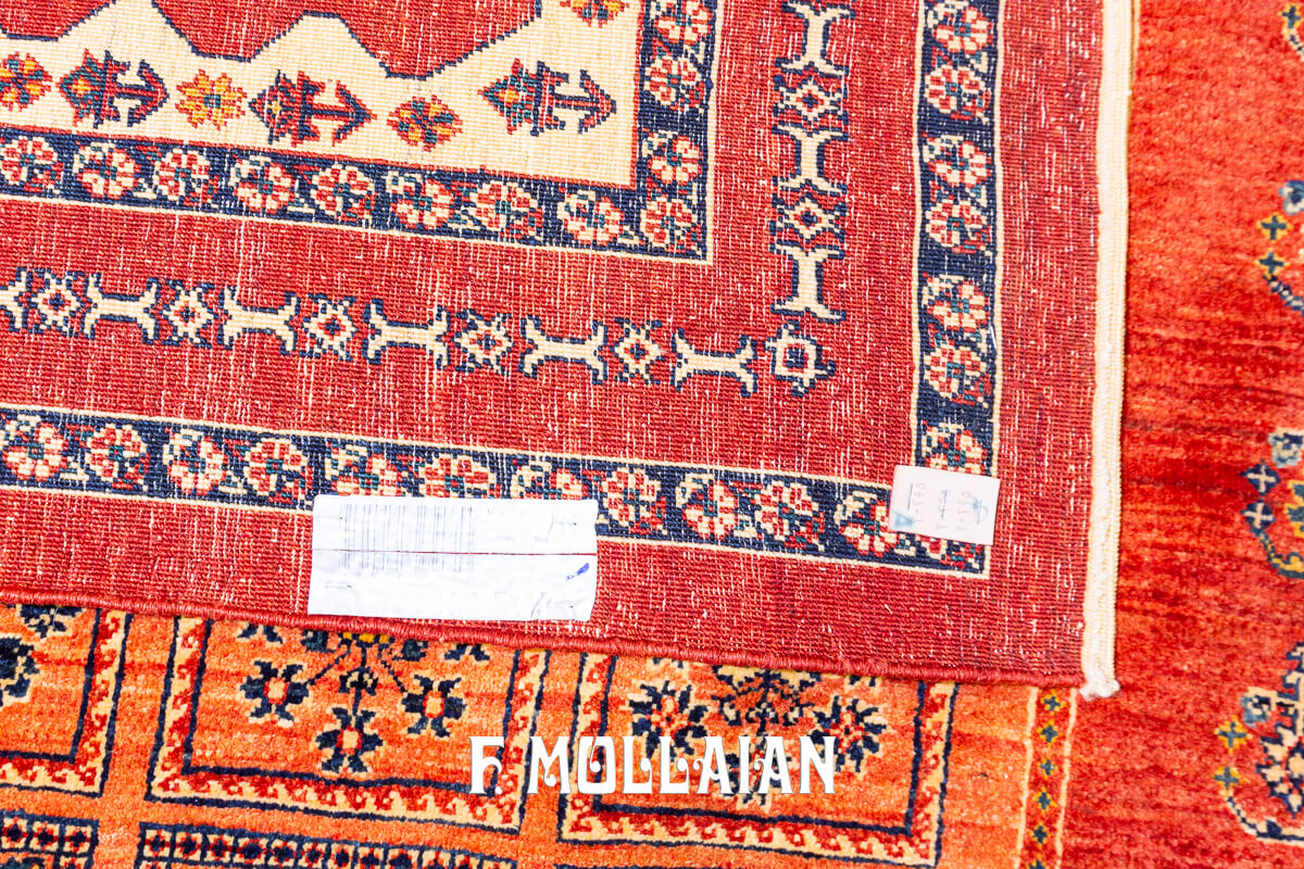 Persian Rug Kashkuli Sherkat Red-Orange Color (236×170 cm)