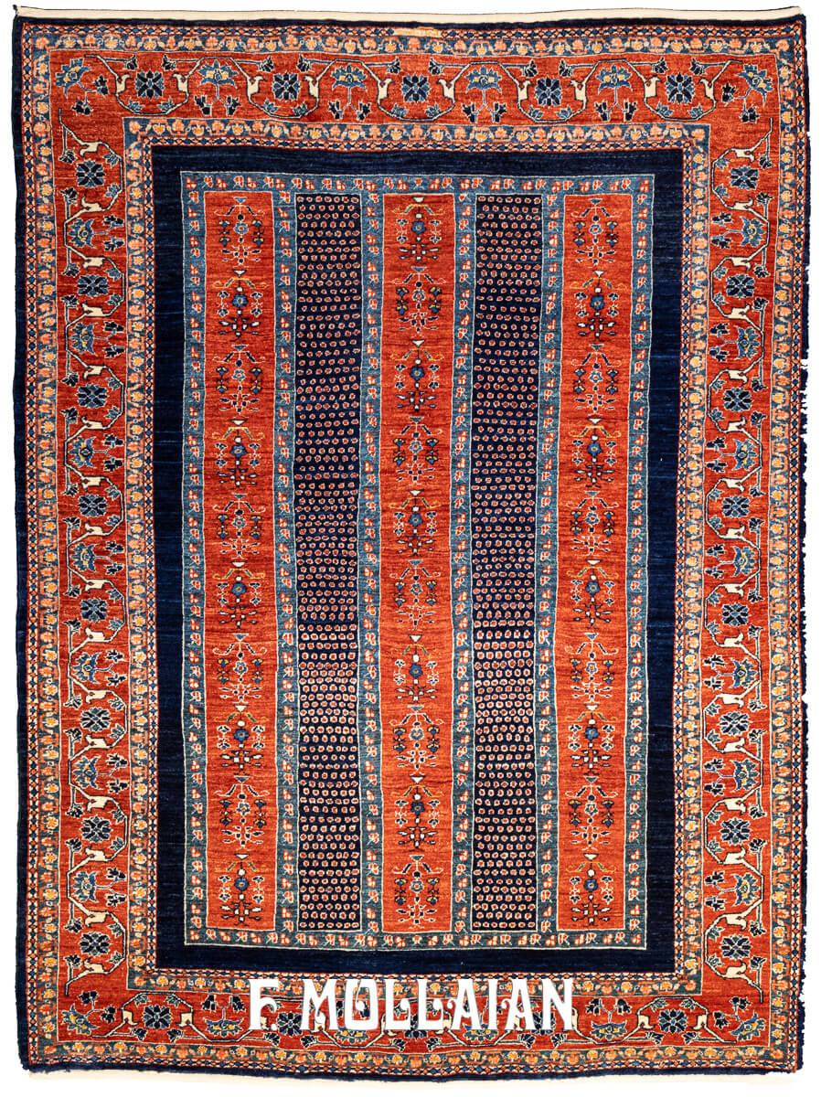 Persian Kashkuli Sherkat Brown Color (186×140 cm)