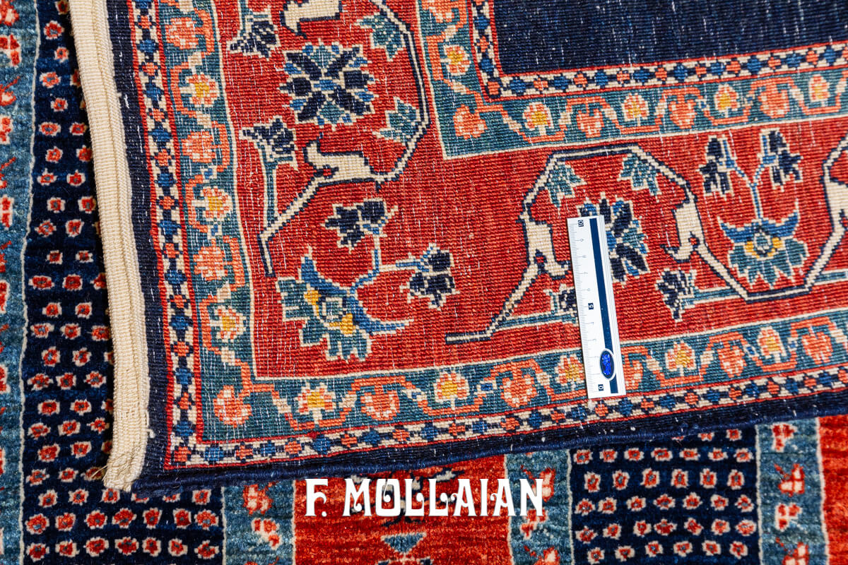 Persian Kashkuli Sherkat Brown Color (186×140 cm)