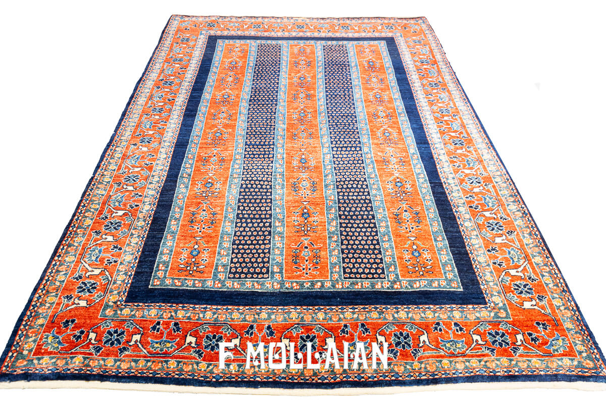 Persian Kashkuli Sherkat Brown Color (186×140 cm)