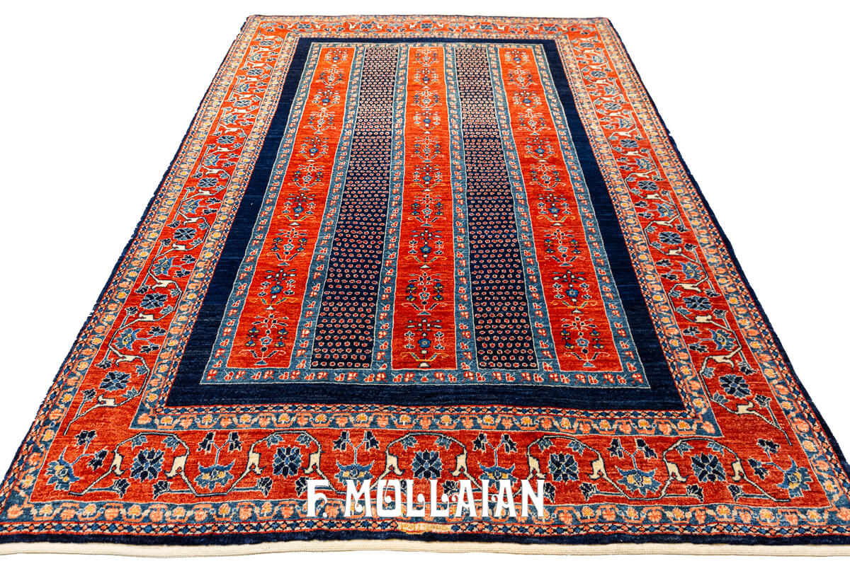 Persian Kashkuli Sherkat Brown Color (186×140 cm)