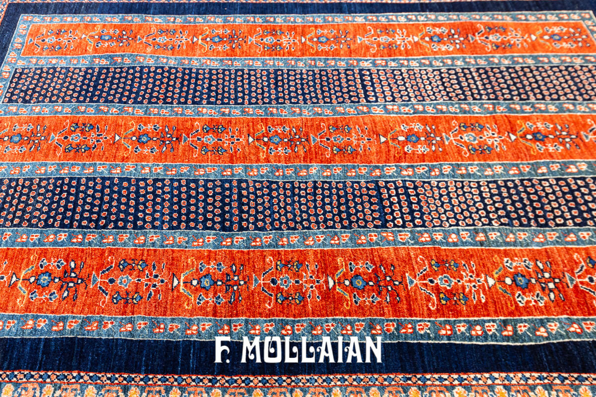 Persian Kashkuli Sherkat Brown Color (186×140 cm)