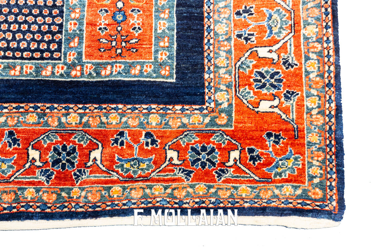 Persian Kashkuli Sherkat Brown Color (186×140 cm)