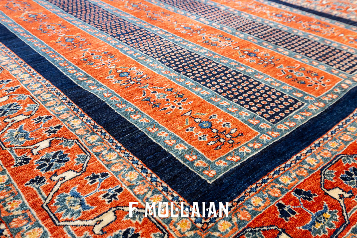 Persian Kashkuli Sherkat Brown Color (186×140 cm)