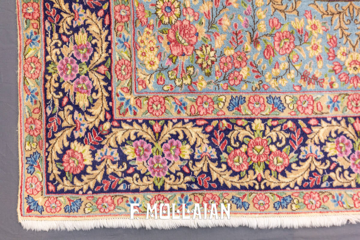 Kerman Rug Floral Multicolor (233×144 cm)