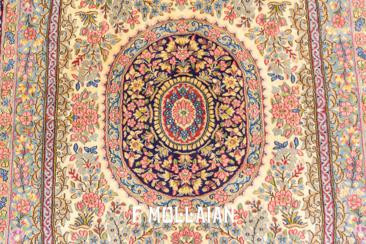 Kerman Rug Floral Multicolor (233×144 cm)