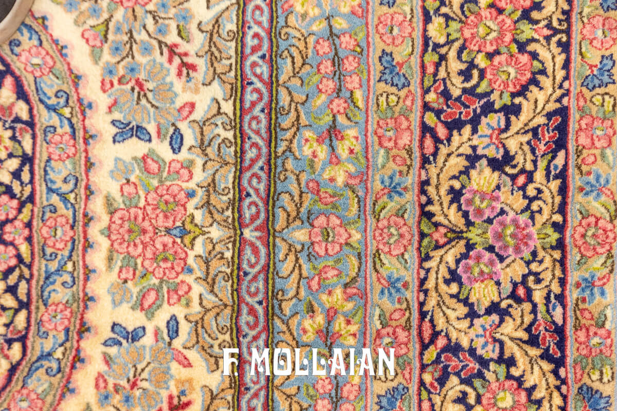 Kerman Rug Floral Multicolor (233×144 cm)