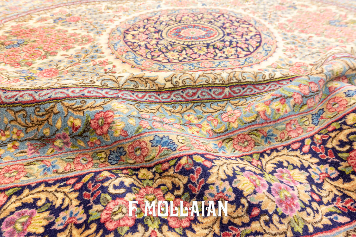 Kerman Rug Floral Multicolor (233×144 cm)